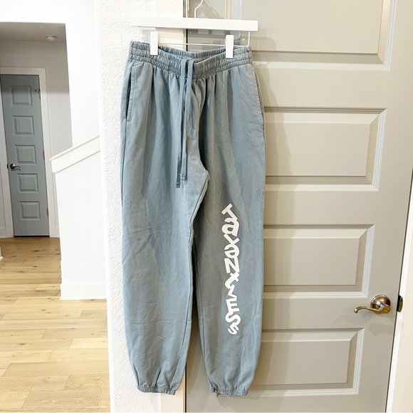 TALENTLESS Pants - New Talentless Spell Out Blue Jogger Pants